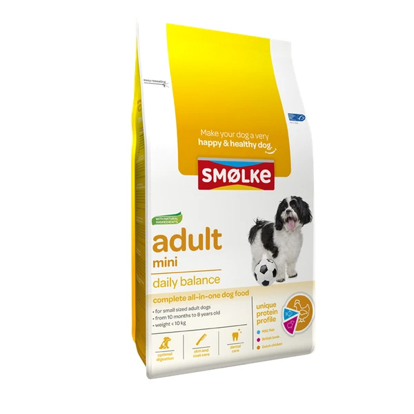 Smolke 2x12kg Adult Mini Daily Balance Smø, Lke Hondenvoer 3 Smolke 2x12kg Adult Mini Daily Balance Smø, Lke Hondenvoer