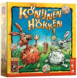 999-games 999 Games Spel Konijnen Hokken 11 999-games 999 Games Spel Konijnen Hokken -Dierenwinkel 999 games dobbelspel konijnenhokken 667289