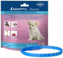 Adaptil Junior Halsband Anti Stressmiddel 37 Cm Lichtblauw Transparant Per Stuk < 6mnd -Dierenwinkel adaptil anti stress halsband junior 54126