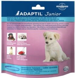 Adaptil Junior Halsband Anti Stressmiddel 37 Cm Lichtblauw Transparant Per Stuk < 6mnd -Dierenwinkel adaptil halsband junior 48460