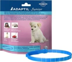 Adaptil Junior Halsband Anti Stressmiddel 37 Cm Lichtblauw Transparant Per Stuk < 6mnd