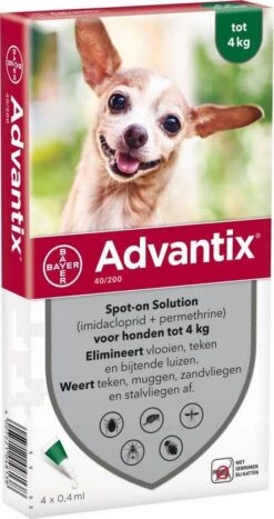 Advantix 10% Korting! ®, Spot On Solution Voor Honden Voor Honden 10 Kg 25 Kg (6 Pipetten ) -Dierenwinkel advantix spot on solution 40200 pipet 103267