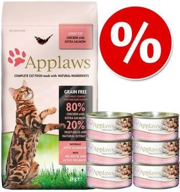 Applaws Gemengd Probeerpakket Droog & Natvoer In Voordeelset 2 Kg Adult Kip Met Lam + 6 X 156 G Kippenborst & Kaas 10 Applaws Gemengd Probeerpakket Droog & Natvoer In Voordeelset 2 Kg Adult Kip Met Lam + 6 X 156 G Kippenborst & Kaas - Afbeelding 8