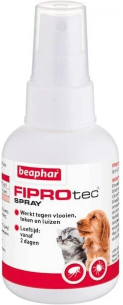 Beaphar Fiprotec Anti Vlooien En Teken Spray Hond En Kat 100 Ml -Dierenwinkel beaphar fiprotec spray 150 ml 26159