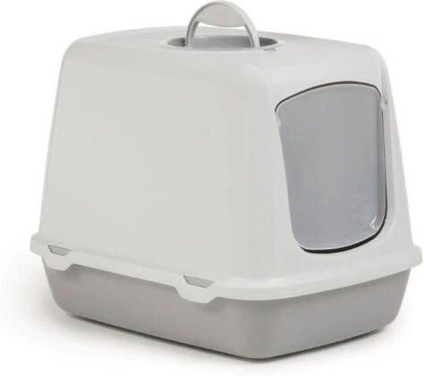 Savic Kattentoilet Oscar 50x37x39 Cm Kattenbak Grijs&Wit 5 Savic Kattentoilet Oscar 50x37x39 Cm Kattenbak Grijs&Wit - Afbeelding 3