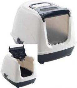 Moderna Products Kattentoilet Flip Cat Jumbo Blue Berry -Dierenwinkel boon kattenbak flip cat jumbo 33898