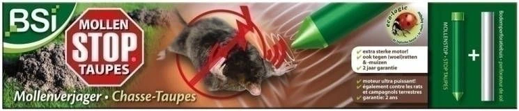 Massamarkt Bsi Mollenverjager Mollen Stop 40cm Groen 2 Delig 6 Massamarkt Bsi Mollenverjager Mollen Stop 40cm Groen 2 Delig - Afbeelding 4