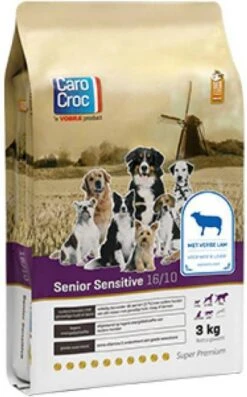 CaroCroc Senior Sensitive Lam&Granen Hondenvoer 15 Kg -Dierenwinkel carocroc senior sensitive 1610 hondenvoer 3 kg 26246