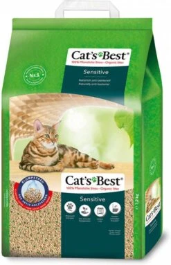 Cat's Best Cat´, S Best Sensitive Kattenbakvulling Dubbelpak 2 X 20 L(7, 2 Kg ) -Dierenwinkel cats best cats best cat en xb4 s best sensitive kattenbakvulling dubbelpak 2 x 20 l7 2 kg 137152