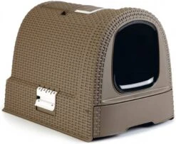 Curver Kattenbak Met Kap 51x38x39, 5 Cm Antraciet 400460 39 Curver Kattenbak Met Kap 51x38x39, 5 Cm Antraciet 400460 -Dierenwinkel curver 408740 hooded cat litter box 51x38 5x39 5 cm mocca 400461 193516