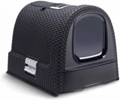 Curver Kattenbak Met Kap 51x38x39, 5 Cm Antraciet 400460 31 Curver Kattenbak Met Kap 51x38x39, 5 Cm Antraciet 400460 -Dierenwinkel curver kattenbak antraciet 51x385x395 cm 4524749