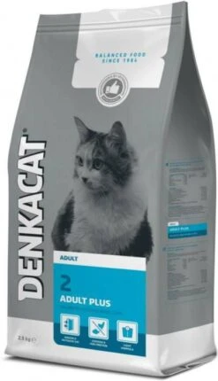 Denkacat Adult Plus Kattenvoer Kalkoen Vis 2.5 Kg -Dierenwinkel denkacat adult plus 25 kg 65977