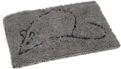 DOG GONE SMART Droogloopmat Voor Katten 60x40 Cm Grijs -Dierenwinkel doggonesmart droogloopmat dirty cat grijs 60x40 cm 5165197
