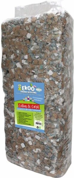 Ekoo Bedding Cotton & Card Bodembedekking 150 -Dierenwinkel ekoo animal bedding cotton en card 150 42911