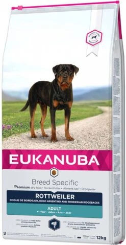 Eukanuba 2x12kg Rottweiler Breed Specific Hondenvoer -Dierenwinkel eukanuba 12kg rottweiler breed specific hondenvoer 107005