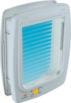 Ferplast Huisdierenluik Swing 11T Handmatig 4 Standen Wit 72106011 -Dierenwinkel ferplast huisdierluik swing 11 tunnel 108691