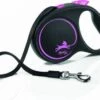 Flexi Black Design Tape M 5 M Hondenriem Pink&Zwart -Dierenwinkel flexi black design tape m 5 m hondenriem pink en zwart 42874