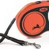 Flexi Rollijn Xtreme Tape Hondenriem 5 M Oranje Zwart Voor Honden Tot 65 Kg -Dierenwinkel flexi rollijn xtreme tape oranje en zwart hondenriem 5 44265