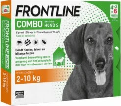 Frontline Combo S: Van 2 Tot 10 Kg Anti Vlooienmiddel En Tekenmiddel Hond 3 Pipetten -Dierenwinkel frontline combo spot on hond s 2 10kg 6 pipetten x 0 67ml 115289