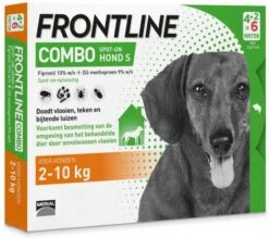 Frontline Combo S: Van 2 Tot 10 Kg Anti Vlooienmiddel En Tekenmiddel Hond 3 Pipetten -Dierenwinkel frontline combo spot on hond s 6 pipetten 21034