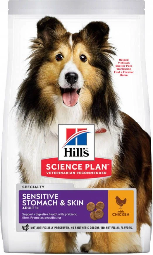 Hill's Science Plan 15% Korting! Droogvoer Sensitive Stomach & Skin Medium Met Kip(14 Kg ) 9 Hill's Science Plan 15% Korting! Droogvoer Sensitive Stomach & Skin Medium Met Kip(14 Kg ) - Afbeelding 7