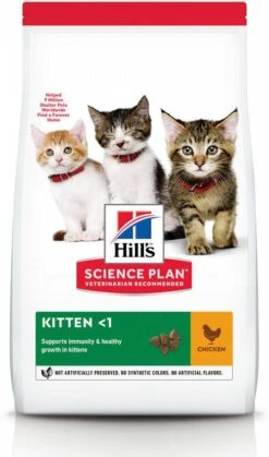 Hill's Hill's Kitten Kip Kattenvoer 7 Kg + 12 X Hill's Kitten Favourite Selection Pouches -Dierenwinkel hills science plan kitten chicken 7 kg 41833
