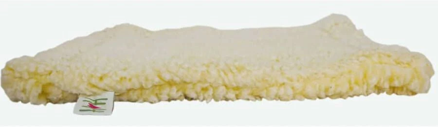 HuggleHounds Huisdierenmat XL Fleece Wolwit 4 HuggleHounds Huisdierenmat XL Fleece Wolwit - Afbeelding 2