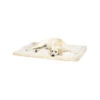 HuggleHounds Huisdierenmat L Fleece Wolwit -Dierenwinkel hugglehounds hugglefleece mat l 108673 0300 none
