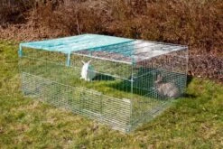 Kerbl Huisdierenren Met Vluchthek 144x112x60 Cm Chroom -Dierenwinkel kerbl konijnenren monty 18753