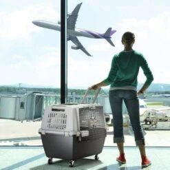 KERBL TRIXIE L 104 X B 73 X H 75 Cm Hondenbench Kunststof Gulliver -Dierenwinkel kerbl set wielen transportbox gulliver 10208