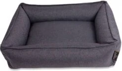 Lex & Max Hondenmand Paris 120 X 85 Cm Polyester Donkergrijs -Dierenwinkel lex en max lex en max paris hondenmand 80x65cm grijs 4932131