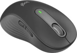Logitech Muis Signature M650 Groot Linkshandig(Graphite ) 7 Logitech Muis Signature M650 Groot Linkshandig(Graphite ) -Dierenwinkel logitech m650 l draadloze muis grijs links 213740