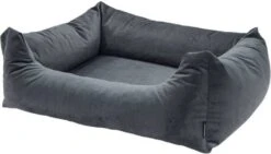 Madison Hondenmand Velvet 80x67x22 Cm Grijs