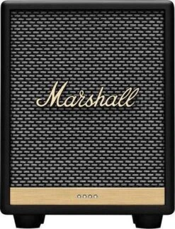 MARSHALL Multi Room Uxbridge BT Google Voice(Zwart ) -Dierenwinkel marshall bluetoothluidspreker uxbridge voice google 648301