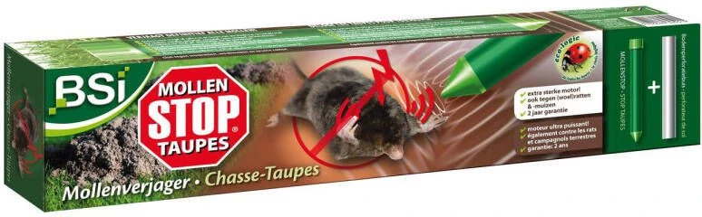 Massamarkt Bsi Mollenverjager Mollen Stop 40cm Groen 2 Delig 4 Massamarkt Bsi Mollenverjager Mollen Stop 40cm Groen 2 Delig - Afbeelding 2