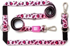 Max & Molly Multifunctionele Hondenlijn Leopard Pink200cm Lang 15mm Breed 14 Max & Molly Multifunctionele Hondenlijn Leopard Pink200cm Lang 15mm Breed -Dierenwinkel max en molly max en molly multi function hondenriem leopard pink 45776