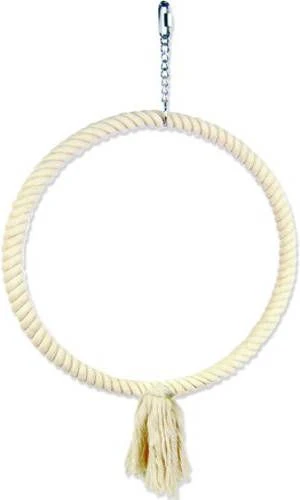 Homestyle Vogelspeelgoed Touwring Vogelspeelgoed 40x40 Cm 5 Homestyle Vogelspeelgoed Touwring Vogelspeelgoed 40x40 Cm - Afbeelding 3