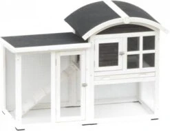 @Pet Konijnenhok Piazza 130x62x90, 5 Cm Wit En Zwart 20085 -Dierenwinkel pet konijnenhok piazza 130x62x905 cm wit en zwart 20085 171834