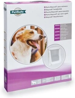 PetSafe Huisdierenluik In 2 Richtingen 760 Large 35, 6 X 30, 5 Cm Wit 5023 -Dierenwinkel petsafe hondenluik tot 45 kg 24117