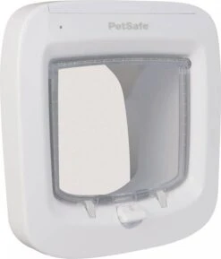 Petsafe Dierenluik Microchip Kattenluik 22.5x14x25.1 Cm Wit -Dierenwinkel petsafe microchip kattenluik wit 108453
