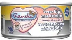 Renske Paté Kip & Konijn Nat Kattenvoer(70 Gram)2 Trays(48 X 70 Gr )