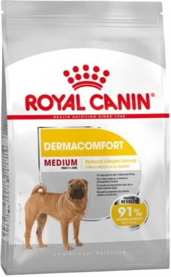 Royal Canin Dermacomfort Medium Hondenvoer 12 Kg -Dierenwinkel royal canin care nutrition 2x12kg dermacomfort medium royal canin hondenvoer 114060