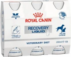 Royal Canin Veterinary Diet Recovery Liquid Cat/Dog Hondenvoer 3x 200 Ml -Dierenwinkel royal canin veterinary diet 3x200ml recovery liquid voor kat en hond 108425