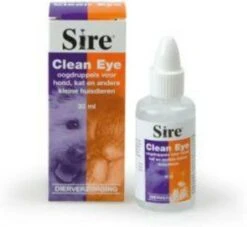 Emax Clean Eye Oogverzorgingsmiddel 30 Ml -Dierenwinkel sire clean eye oogreiniger 30 ml 64423