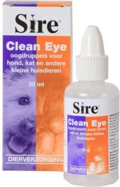 Emax Clean Eye Oogverzorgingsmiddel 30 Ml -Dierenwinkel sire oogdruppels clean eye 30 ml 21432