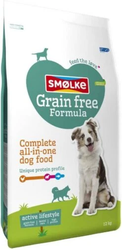 Smolke Adult Grain Free Formula Kip&Lam&Vis Hondenvoer 12 Kg Graanvrij -Dierenwinkel smolke adult graanvrij 12kg 23163