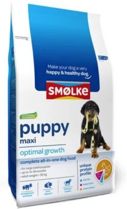 Smolke 25% Korting! 4x3kg Puppy Maxi Optimal Growth Smø, Lke Hondenvoer -Dierenwinkel smolke puppy hondenvoer maxi 3 kg 25332
