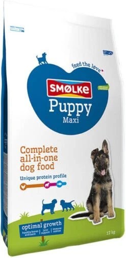 Smolke 25% Korting! 4x3kg Puppy Maxi Optimal Growth Smø, Lke Hondenvoer -Dierenwinkel smolke sm en xf8 lke puppy maxi optimal growth 2 x 3 kg 107709