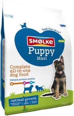 Smolke 25% Korting! 4x3kg Puppy Maxi Optimal Growth Smø, Lke Hondenvoer -Dierenwinkel smolke sm en xf8 lke puppy maxi optimal growth dubbelpak 2 x 3 kg 148691