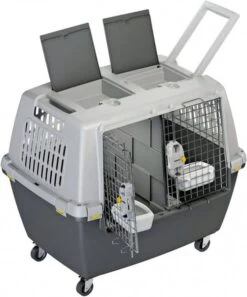 KERBL TRIXIE L 104 X B 73 X H 75 Cm Hondenbench Kunststof Gulliver -Dierenwinkel stefanplast reismand gulliver touring 80x58x62 cm grijs 81340 410311